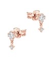 Lovely Crystal Silver Stud Earring STS-6334